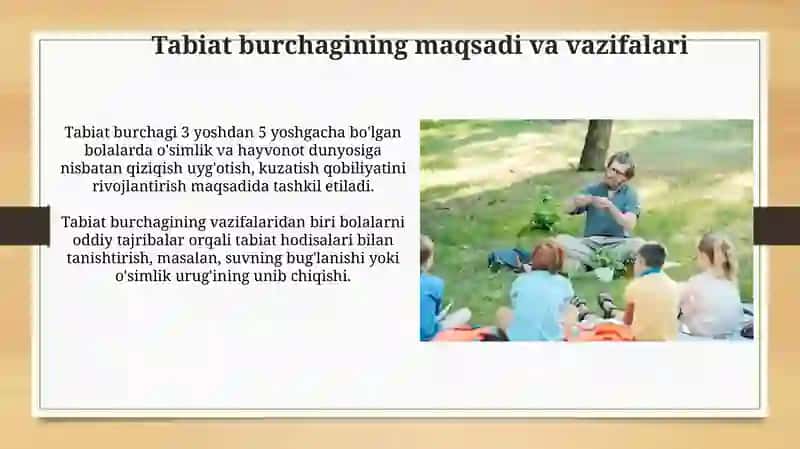 O'rta guruh bolalarini tabiatda mehnatlarini tashkil etish 4