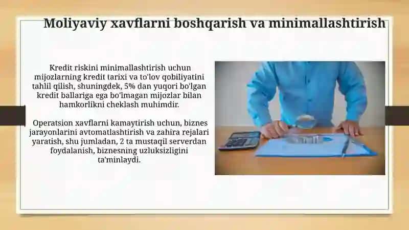 Moliyaviy menejmentda moliyaviy hisobotlarni sodalashtirish va takomilashtirish 4