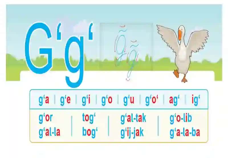 “G’g’ tovushi va harfi” 4