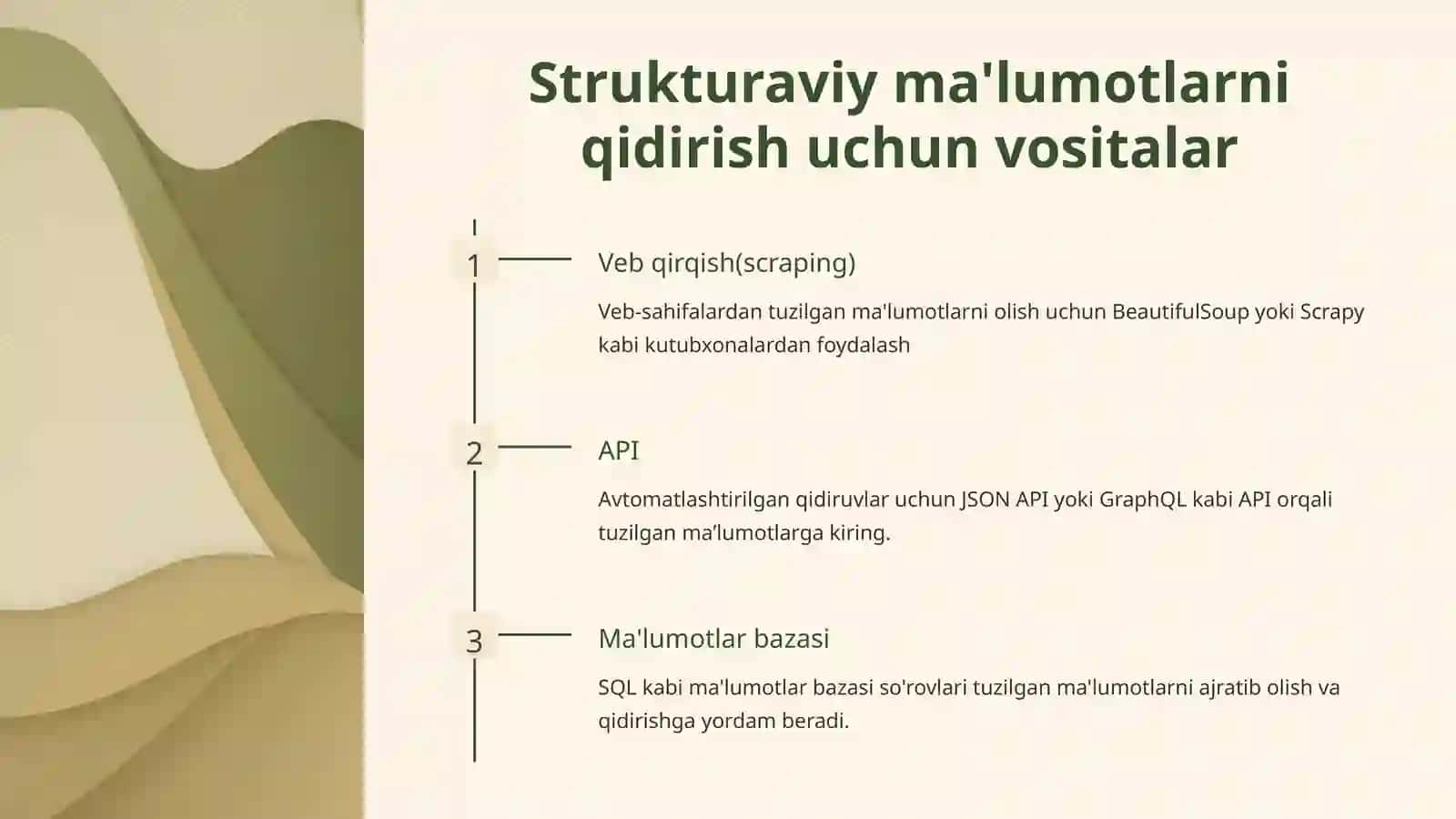 STRUKTURAVIY MA’LUMOTLARNI QIDIRISH 4