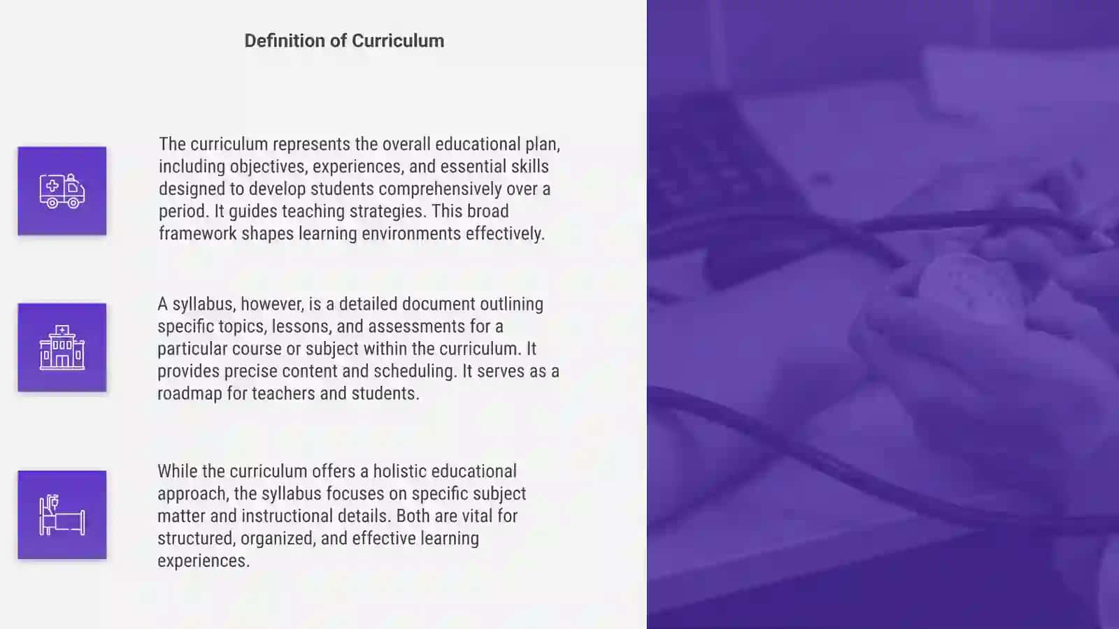 Difference between curriculum and syllabus 4