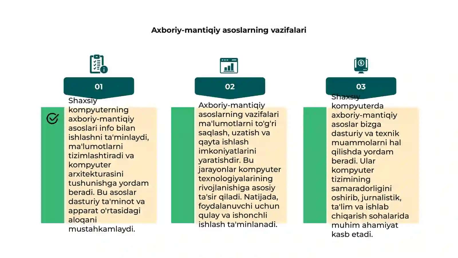 Shaxsiy kompyuterning axboriy-mantiqiy asoslari 4