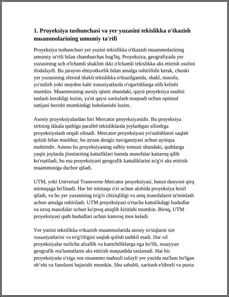PROYEKSIYA TUSHUNCHASI 4