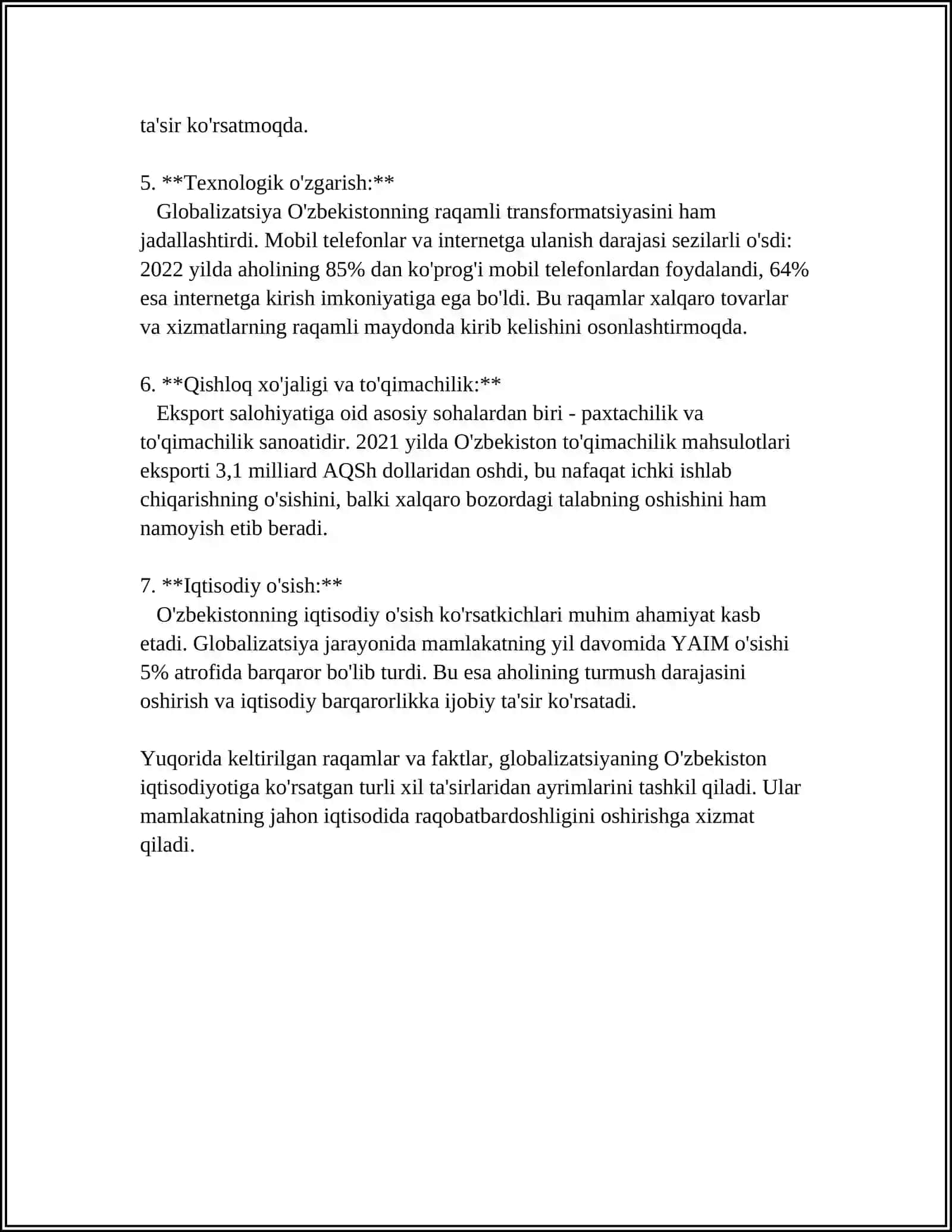 GLOBAL VA LOKAL EKONOMIKA 4