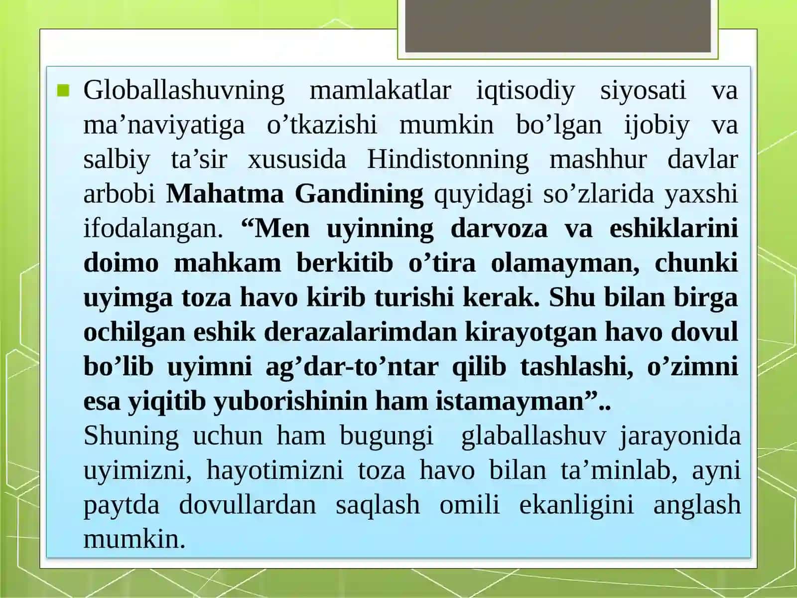 AXBOROTNING JAMIYATDAGI O‘RNI VA HAMIYATI 4