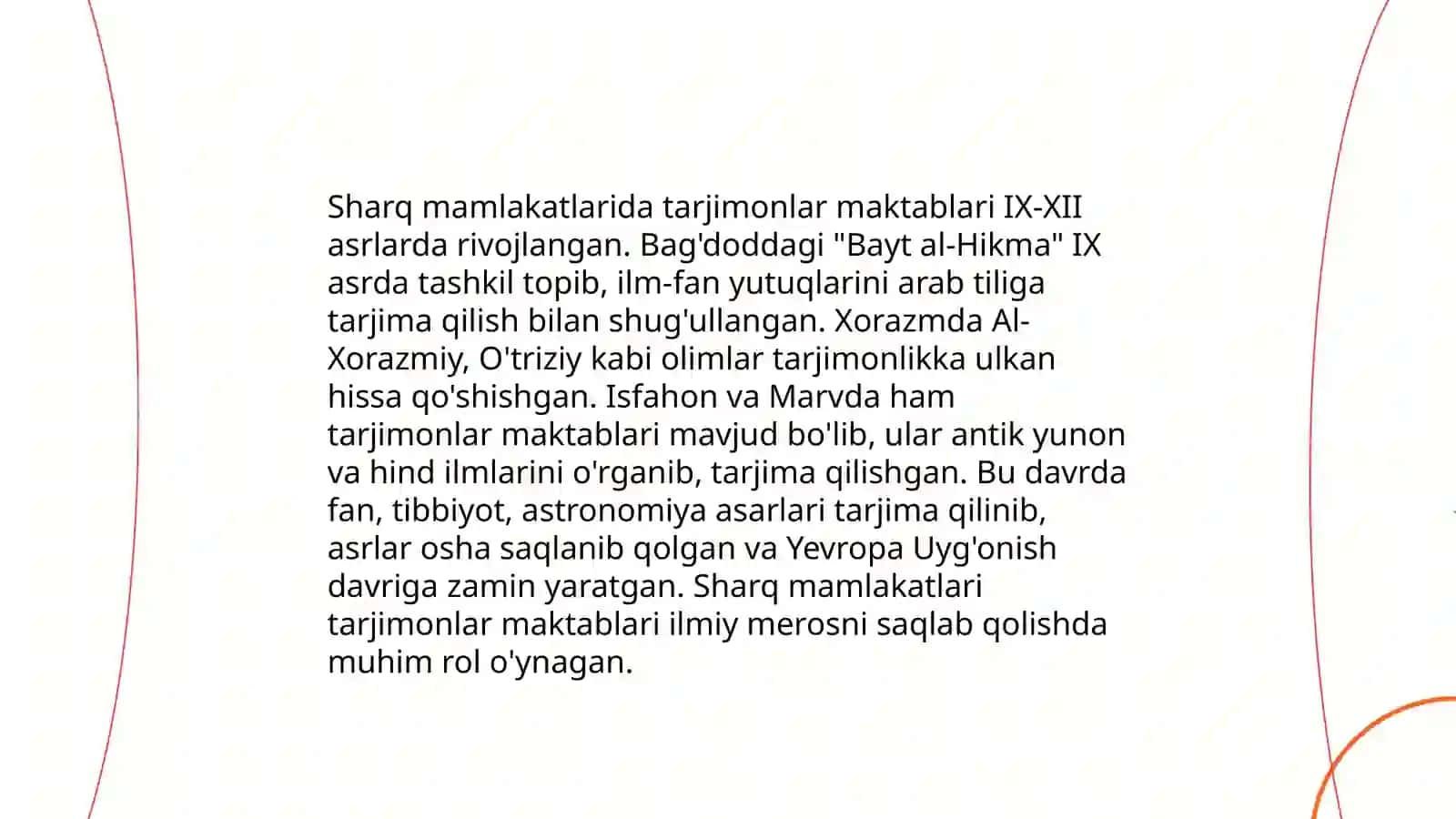 Sharq mamlakatlarida tarjima tarixi 4