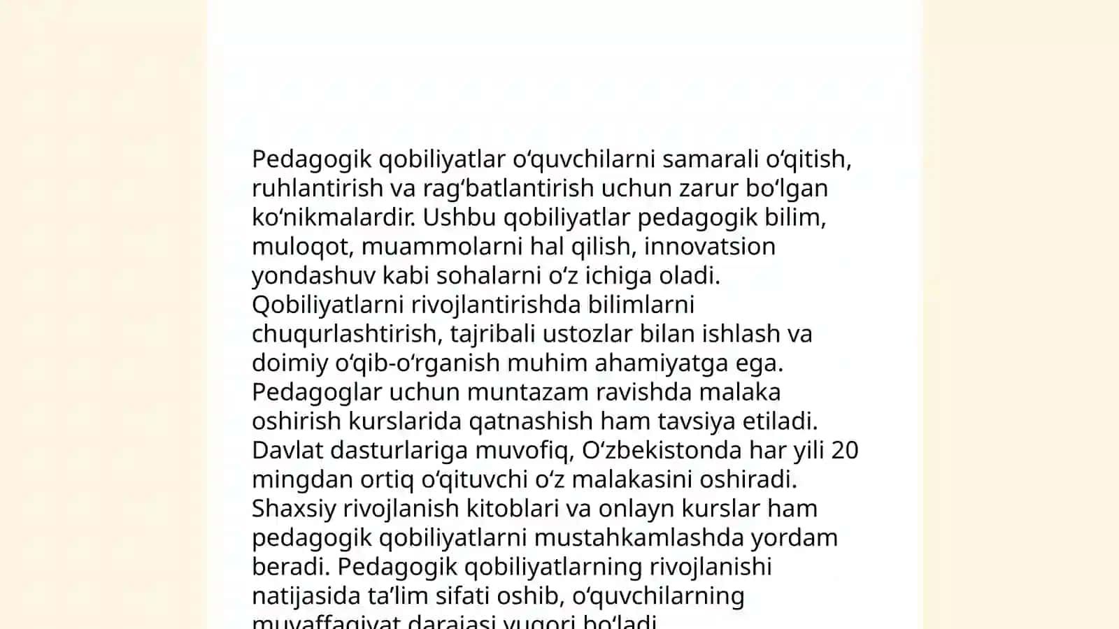 Oʻqituvchi profesiogrammasi va ularning diognostikasi 4