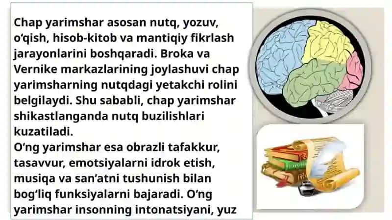 Yarimsharlar assimetriyasi 4