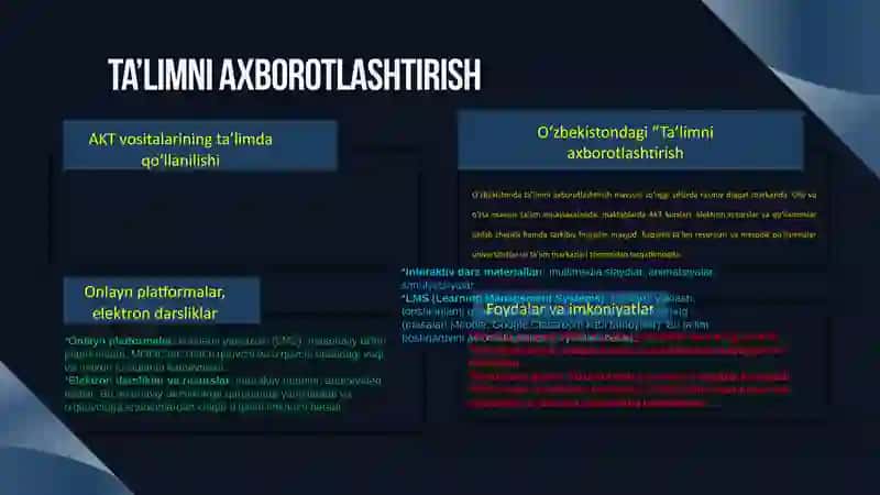 Ta'limni axborotlashtirish sharoitida talabalardagi mediasavodxonlikni rivojlantirish 4