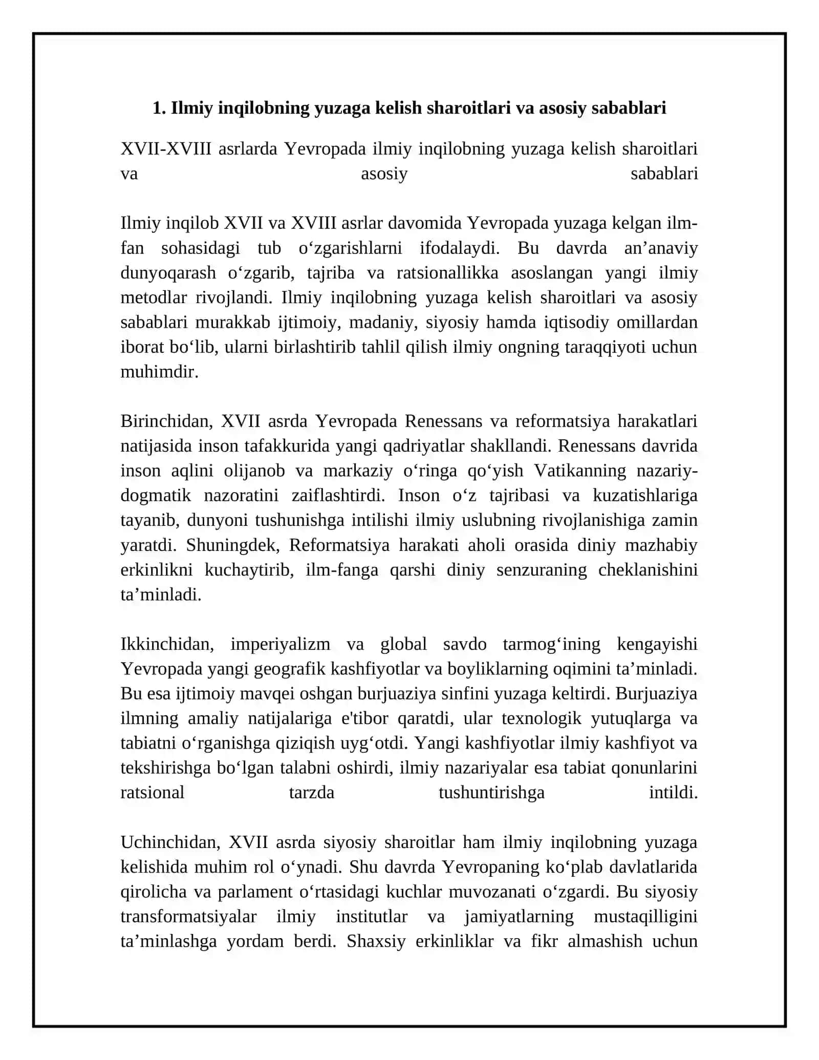 XVII-XVIII- asrlarda Yevropada ilmiy inqilob 4