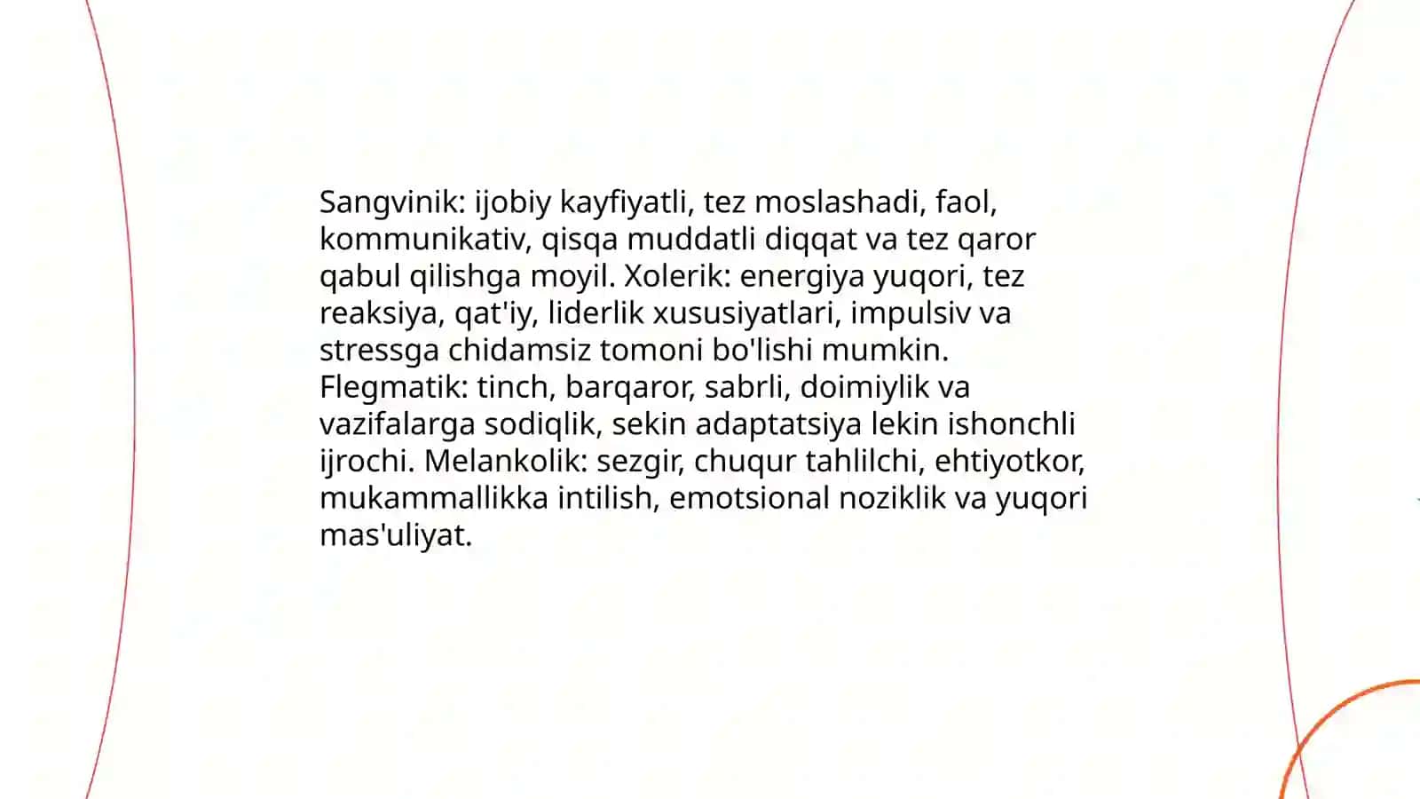 Temperament va faoliyatning individual xususiyatlari 4