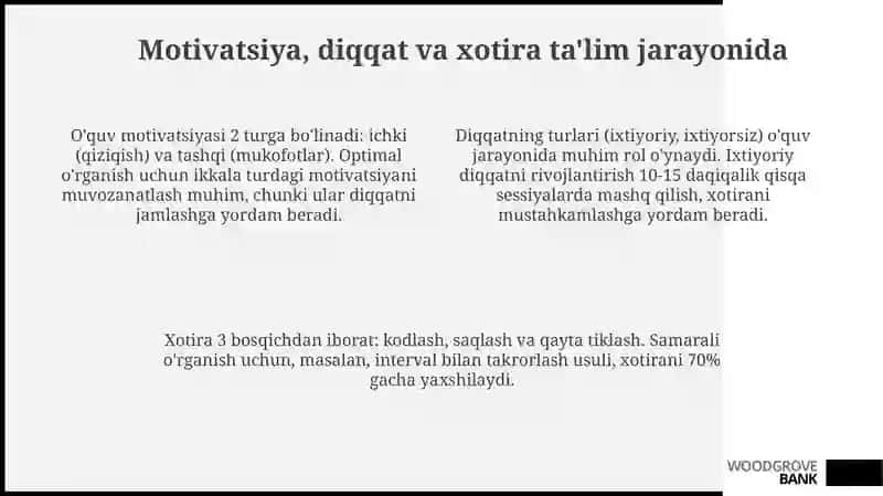 Talabada o'qish faoliyati 4
