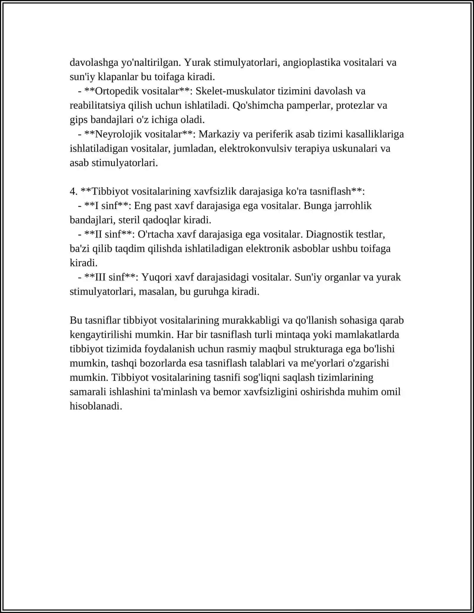 TIBBIYOT VA FARMATSEVTIK TOVARLAR HAQIDA ASOSIY TUSHUNCHALAR 4