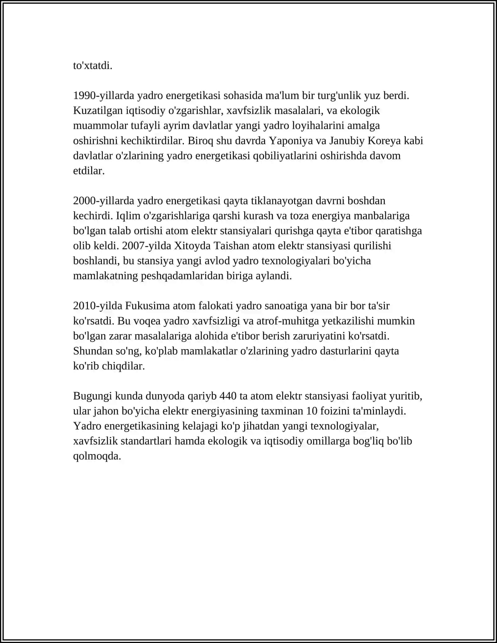 ATOM ELEKTR STANSIYALARI 4