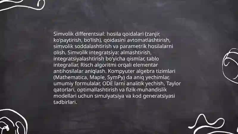 Kompyuter matematikasi tizimlari 4