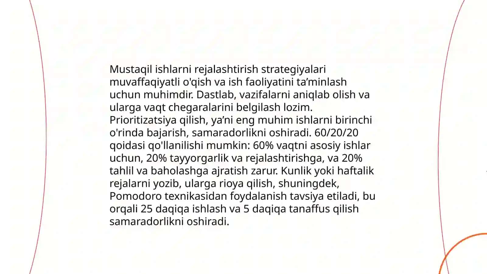 Mustaqil ishlarni tashkil etish,o'tkazish va baholashning zamonaviy usullari 4