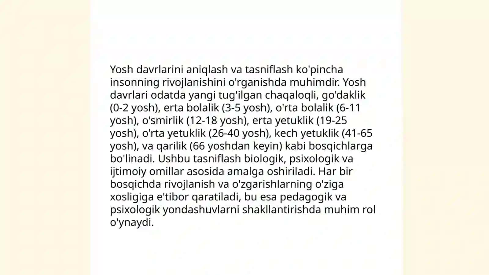 Qobilyatlar.Yosh va pedagogik psixologiya fanining vazifalari va rivojlanish bosqichlari 4
