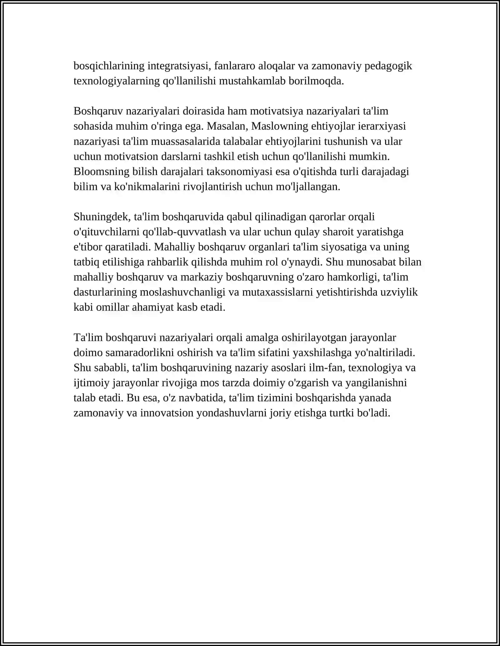 PEDAGOGIK MENIJMENT NAZARIYASI VA AMALIYOTI 4