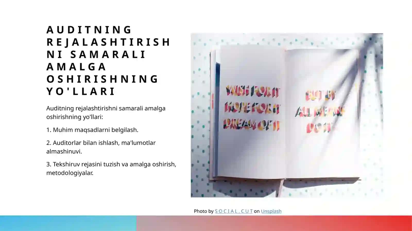 Auditni rejalashtirish 4