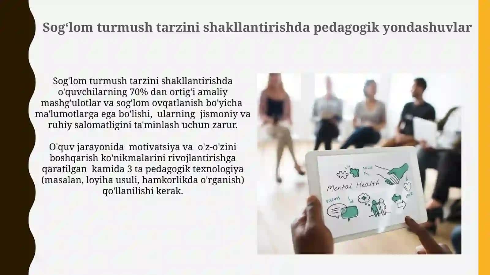 Sogʻlomlikni taʼminlovchi zarur pedagogik va psixologik omillar 4