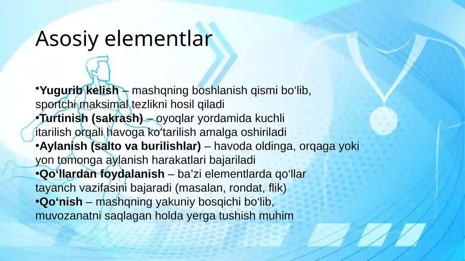 Akrobatik yo‘lakchada sakrash 4