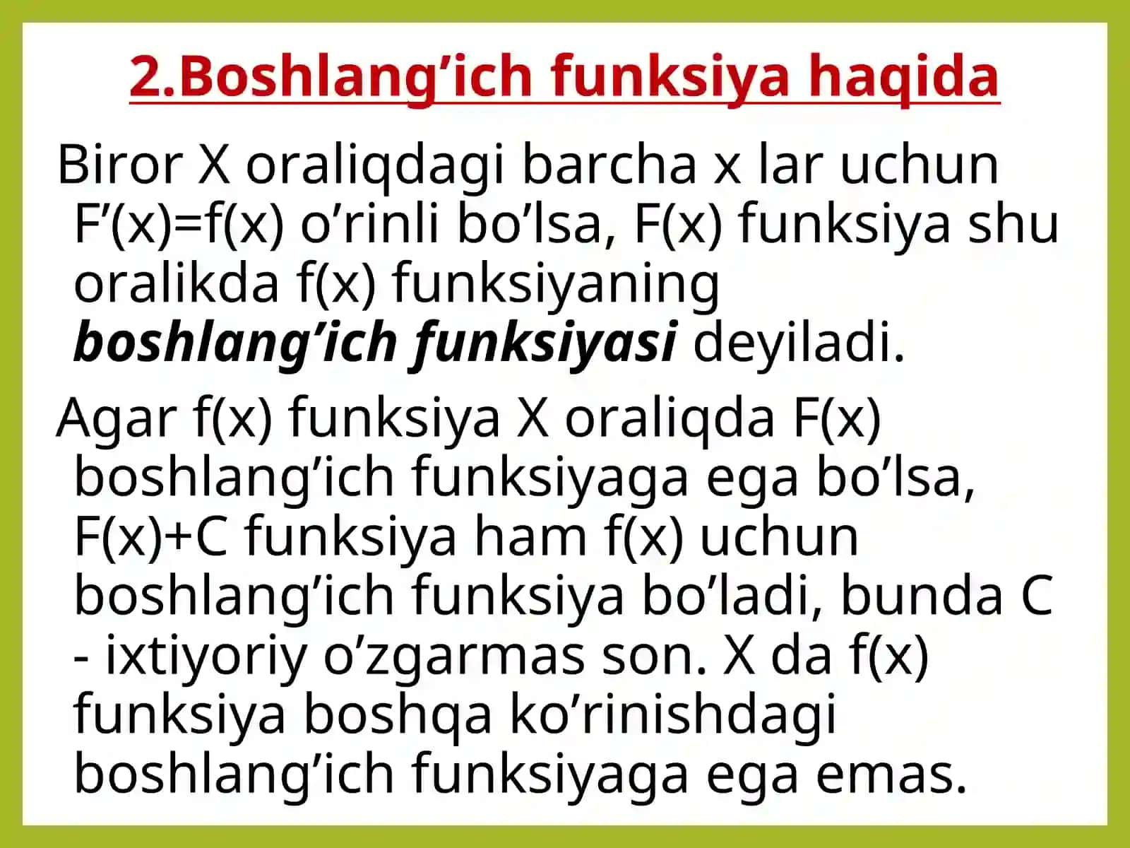 OLIY MATEMATIKA 4