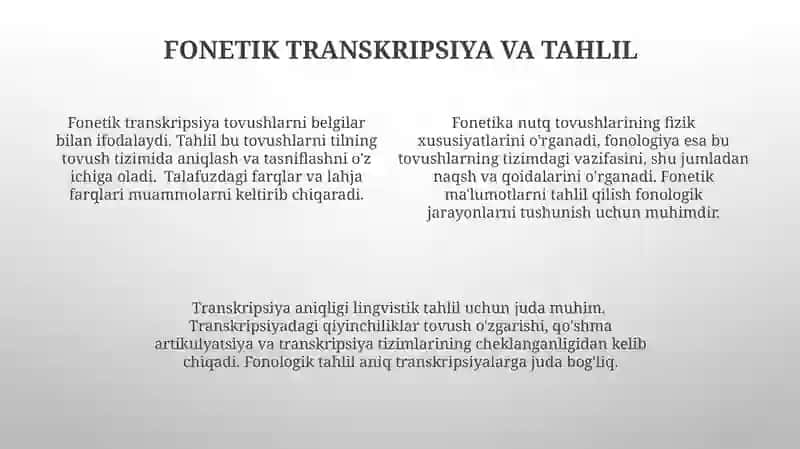 Fonetika va fonologiya masalalari 4