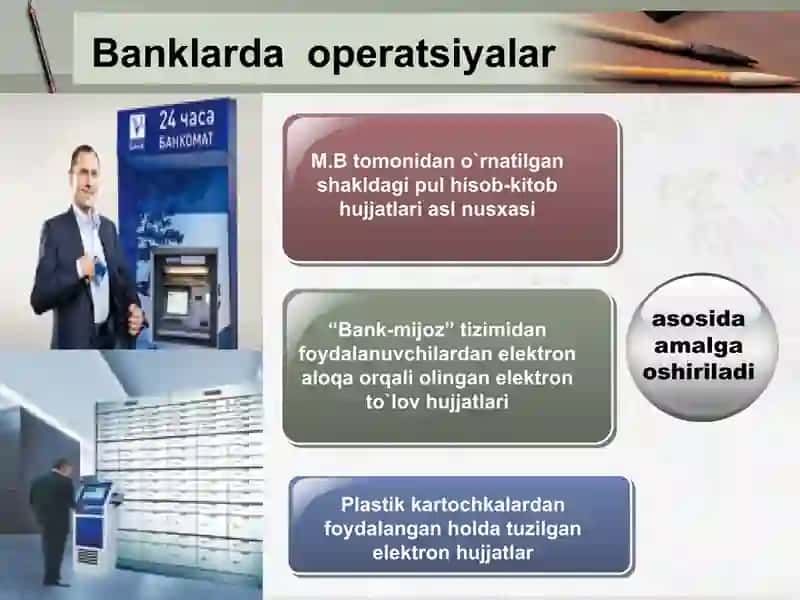 Bank hujjatlari, hujjatlar aylanishi va bank nazorati 4