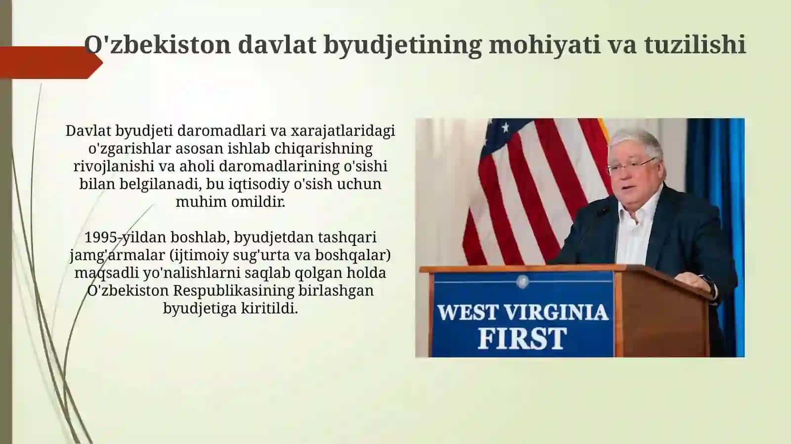 Davlat budjeti va davlat qarzi. ozbekiston davlat budjetining ijrosi 4