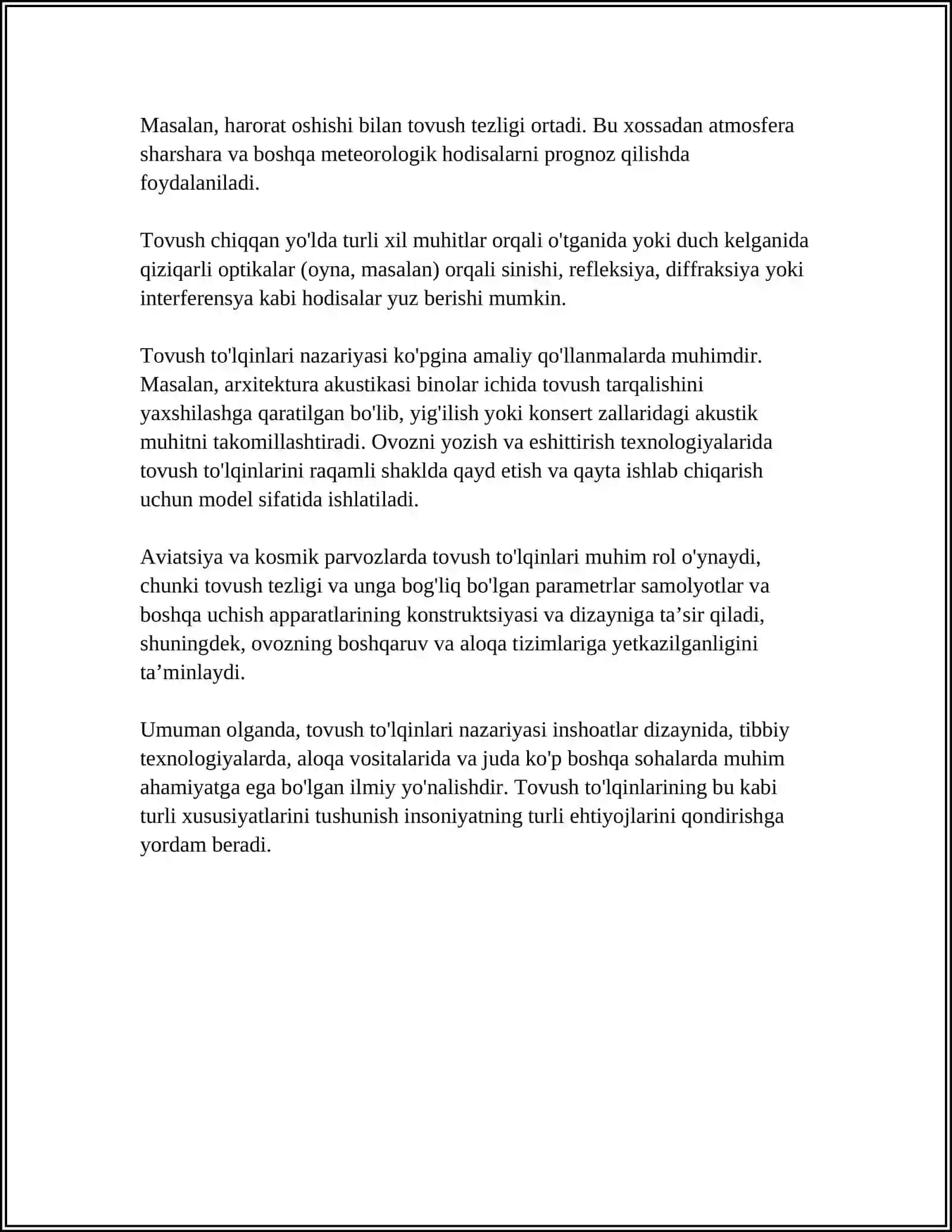 TOVUSH TOLQINLARI VA XARAKTERISTIKASAI 4