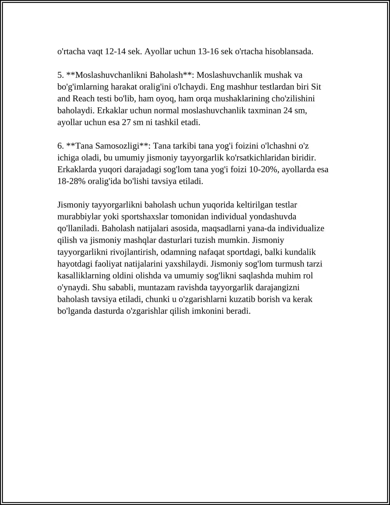 SUZISH SPORT TURI BOʻYICHA BADAN QIZDIRISH MASHQLARINI TUZISH 4