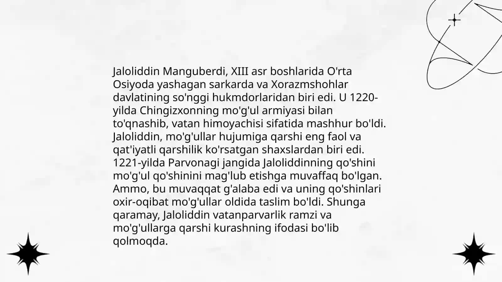 Jaloliddin Manguberdi - Vatan himoyachisi 4