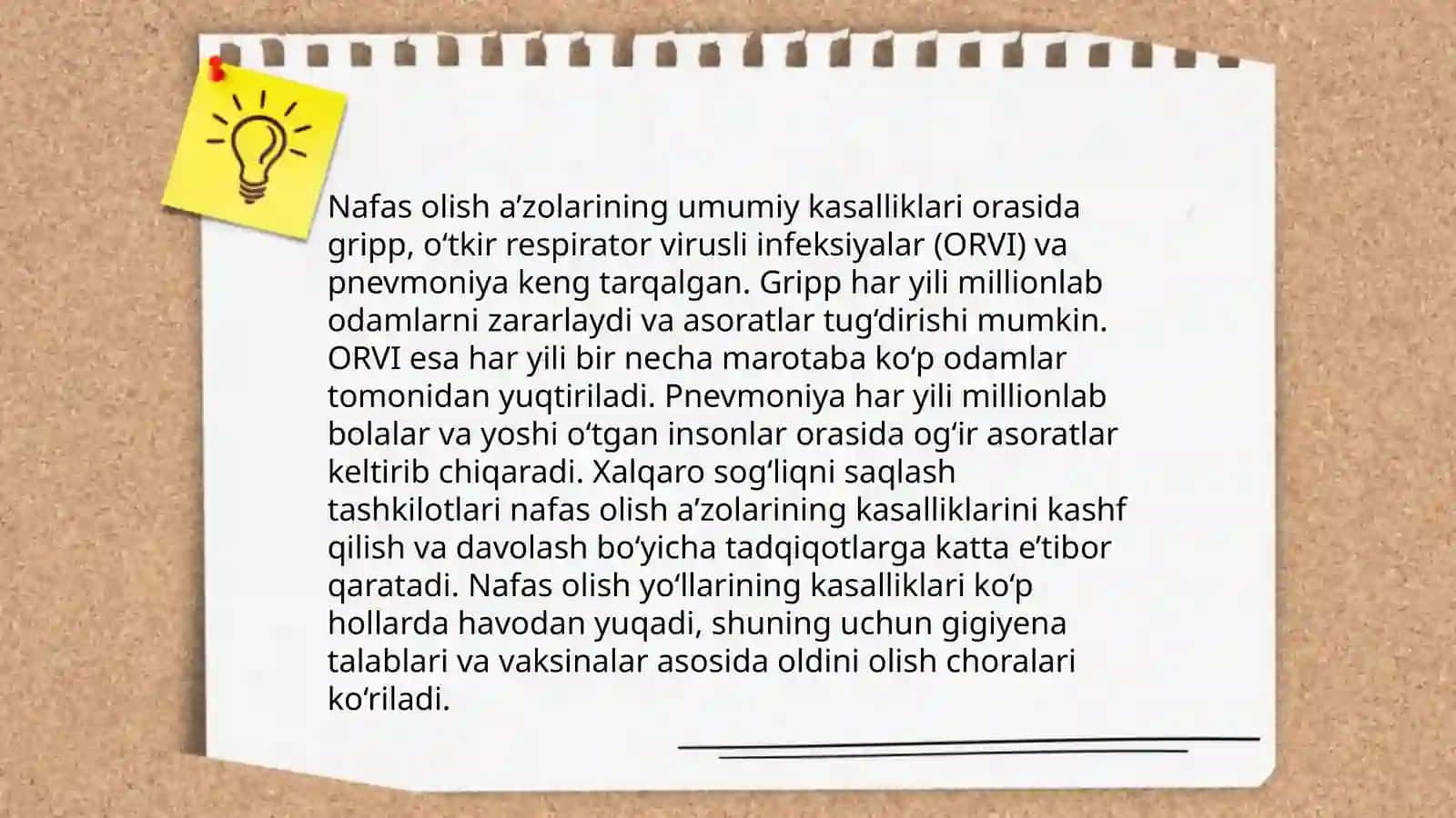 Nafas olish a'zolarining kasalliklarida hamshiralik ishi 4