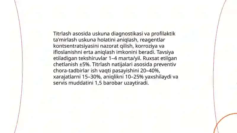 Titrlash usulining xalq xo'jaligidagi ahamiyati 4