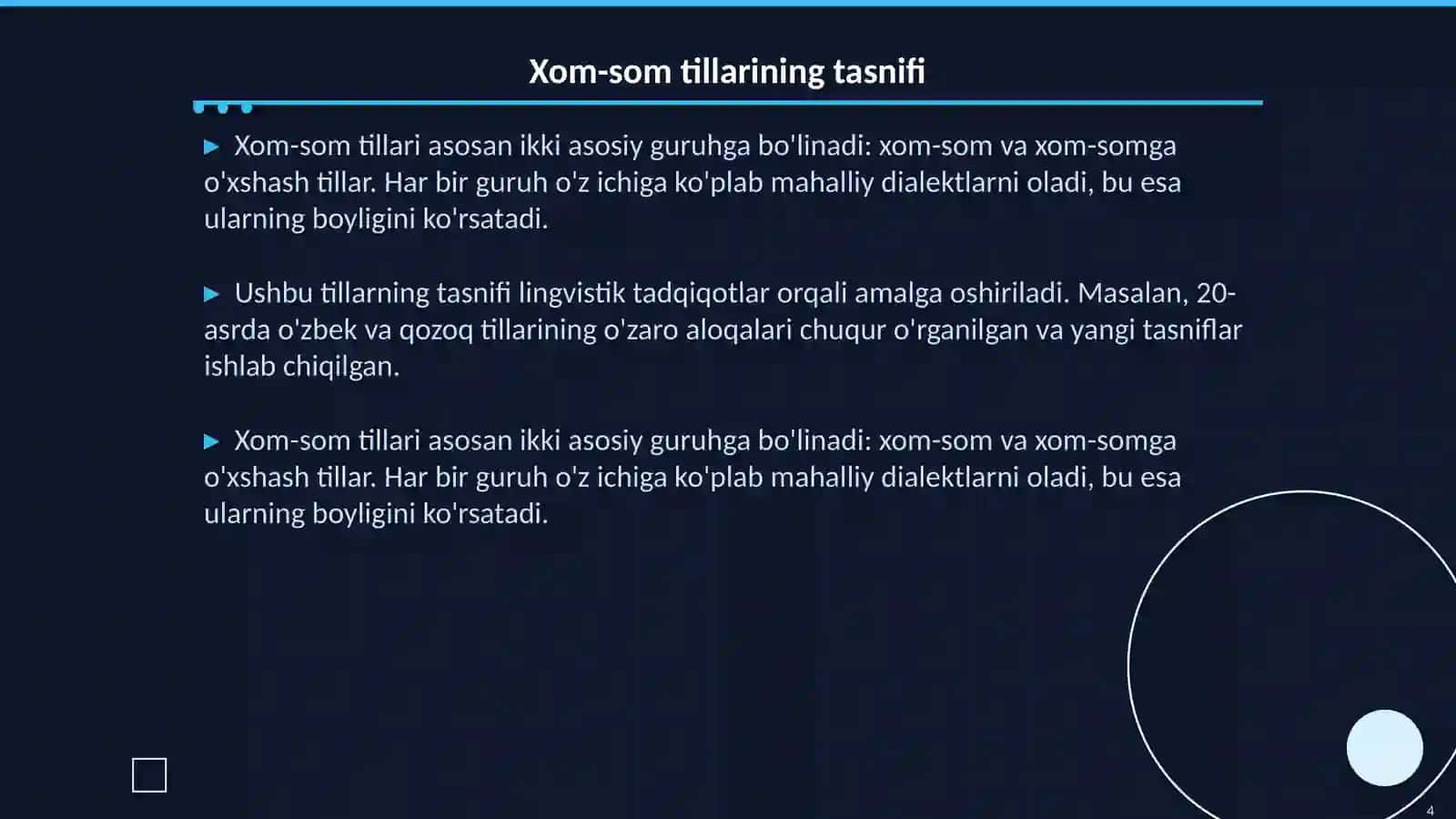 Xom-som tillar oilasi 4