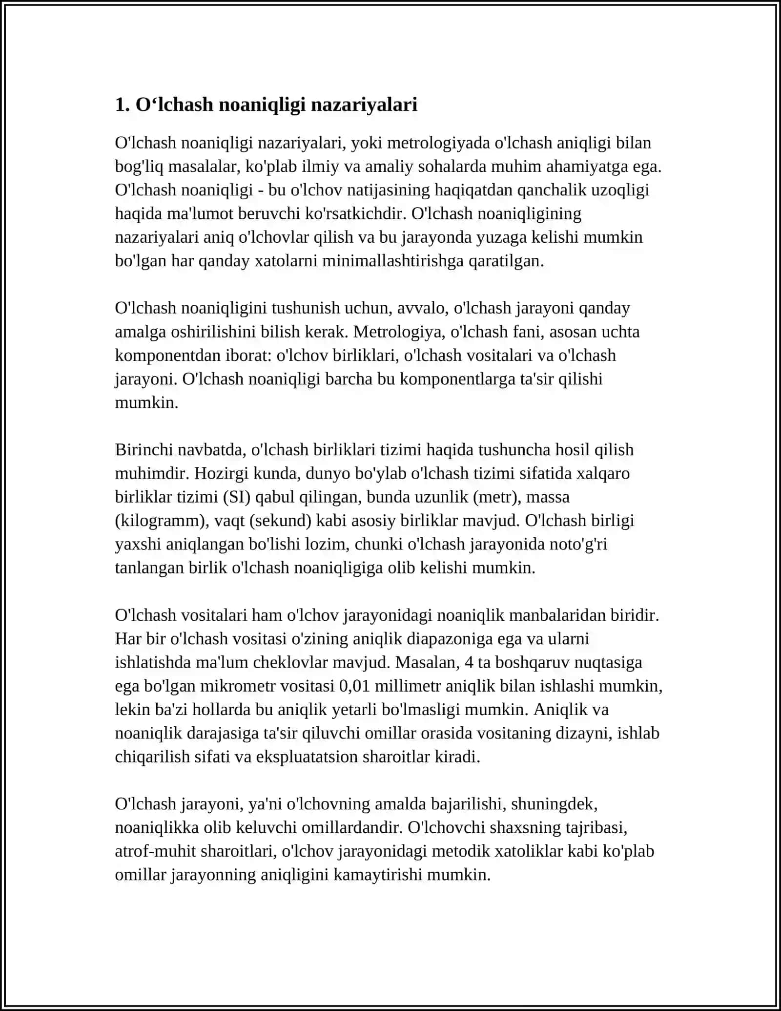 METROLOGIYA FANIDAN MUSTAQIL ISHI 4