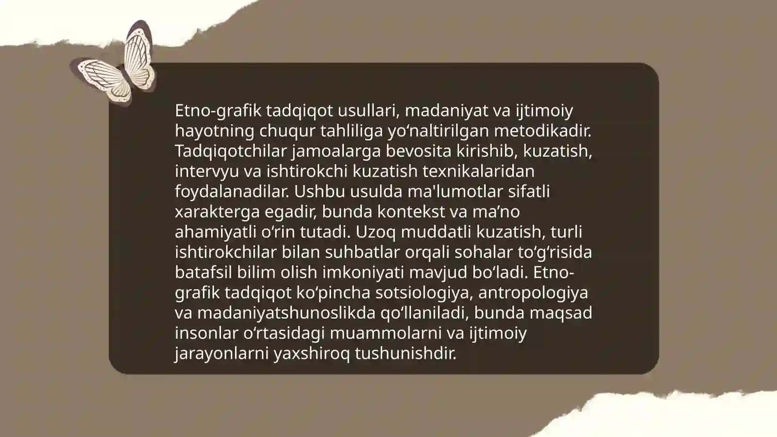 Antropologik tadqiqot metodlari 4
