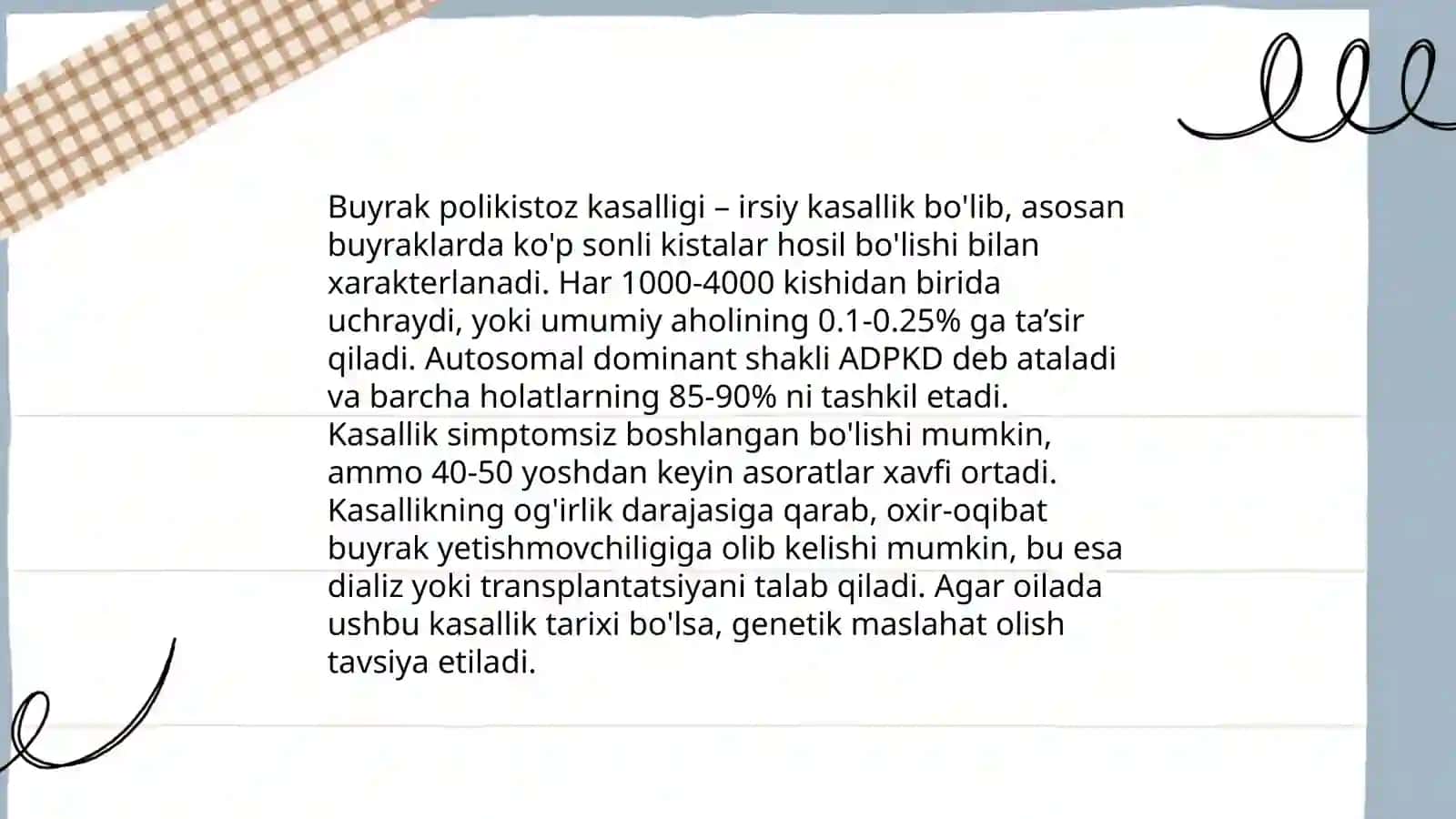 Bolalarda buyrakning tugʻma va orttirilgan kasalliklari 4