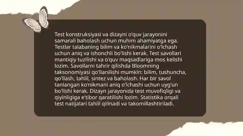 Test shakllanishi va kognitiv testlarning validligi 4