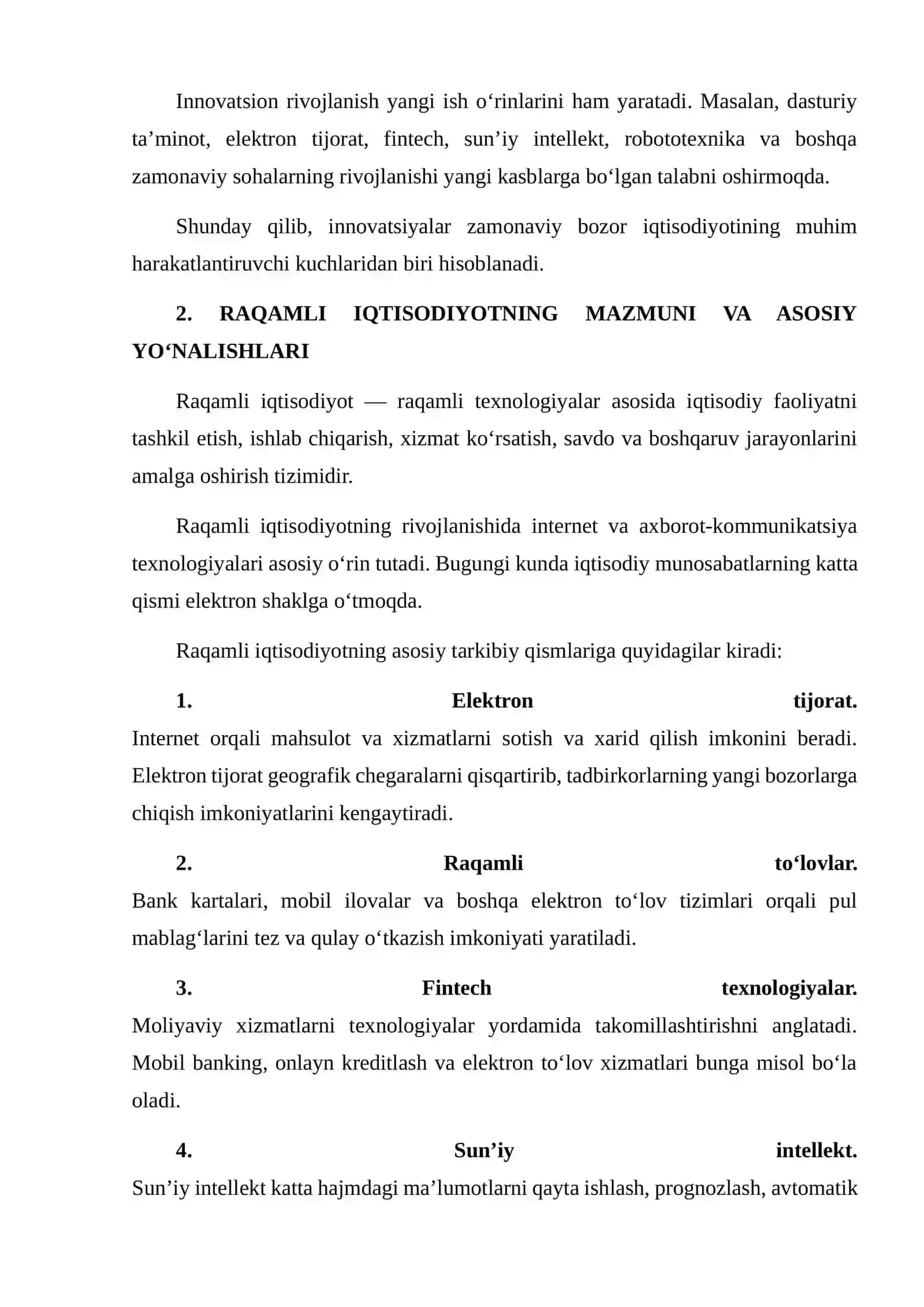 BOZOR IQTISODIY O‘SISH 4