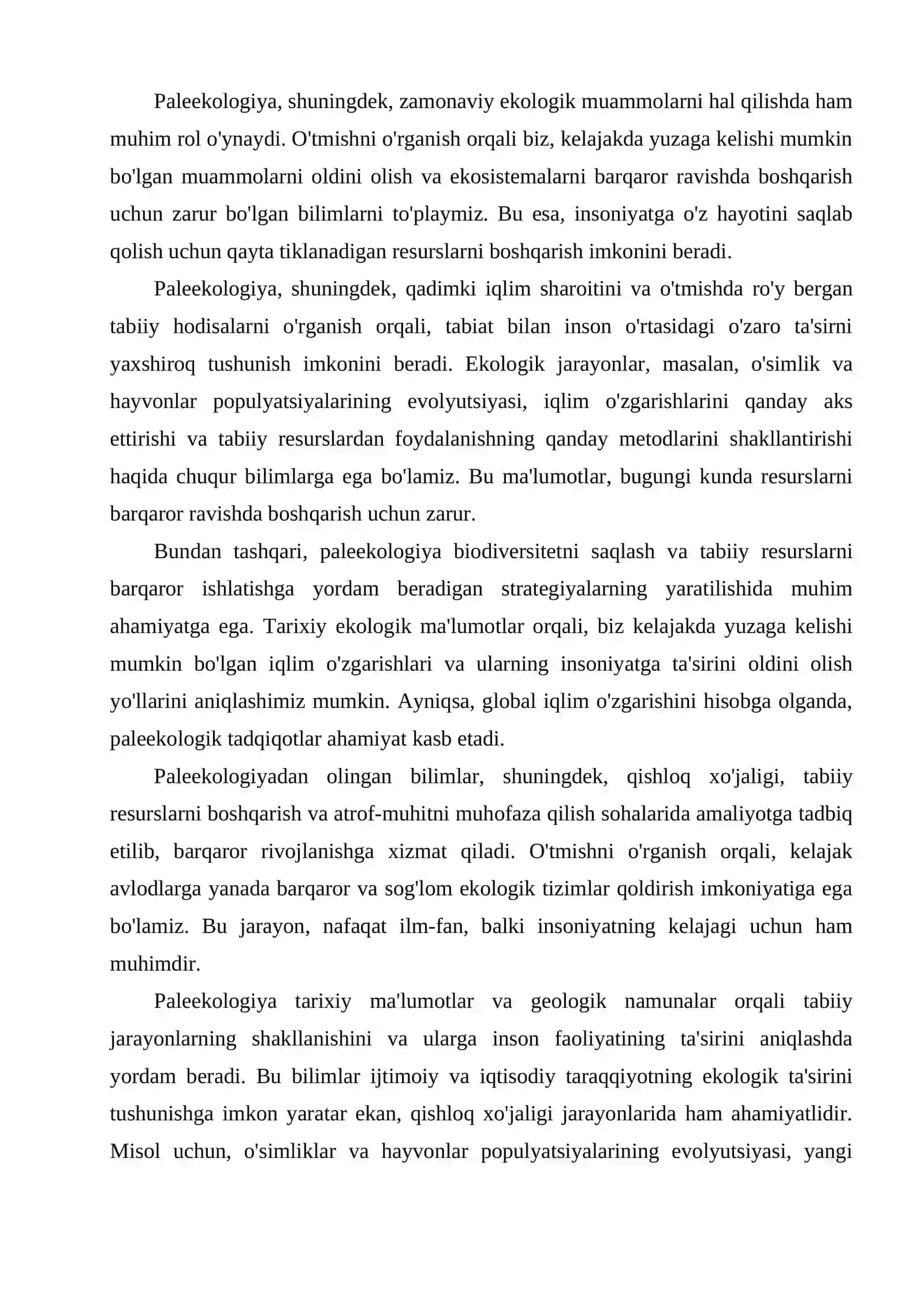 Paleekologiya va sivilizatsiyalar dinamikasi 4