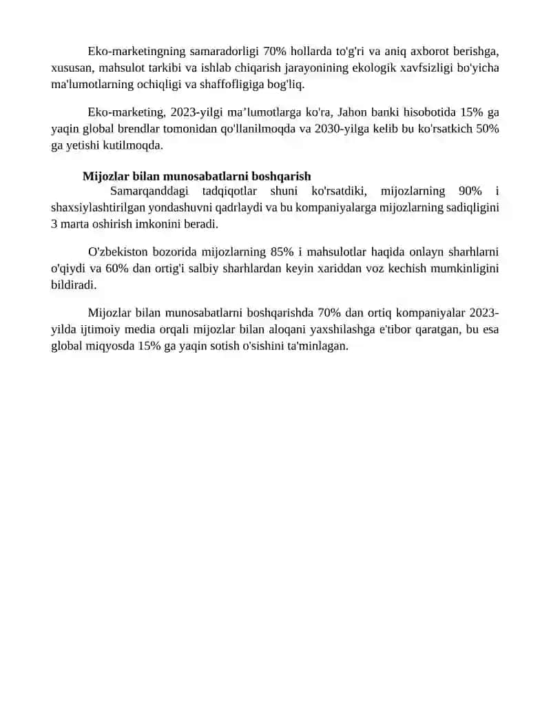 Эко-маркетингнинг тамойиллари ва амалиёти 4