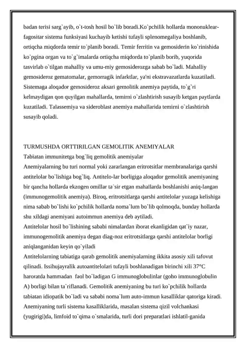HOMILA GEMOLITIK KASALLIKLARI 4