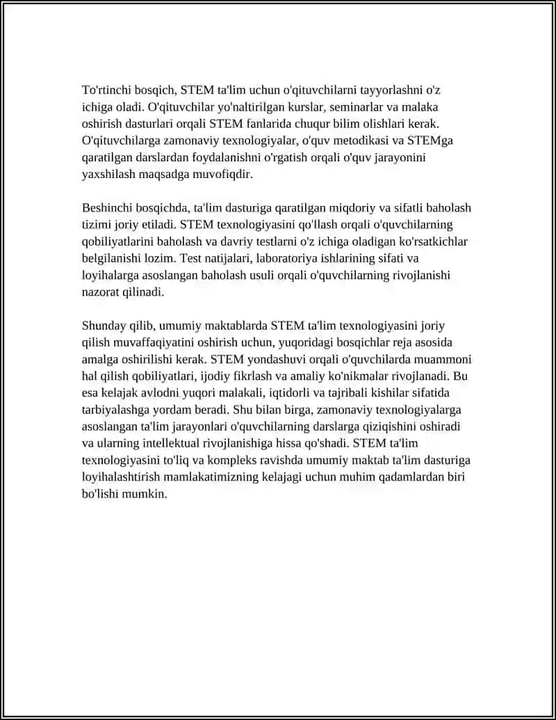 STEM talim texnologiyasini loyihalashtirish 4