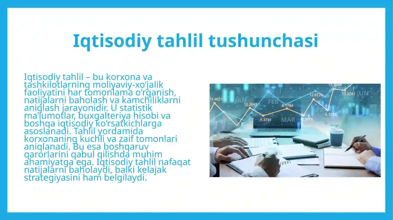 Iqtisodiy tahlilning fan sifatida shakillanishi. 4