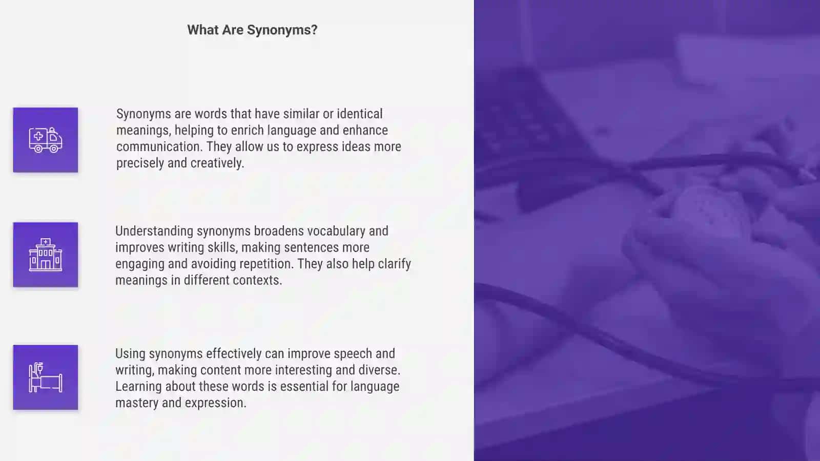 Synonyms and Antonyms 4