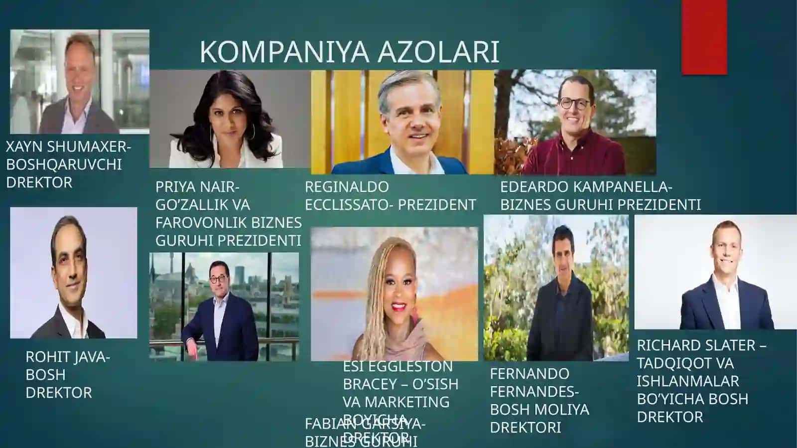UNILEVER KOMPANIYASI 4