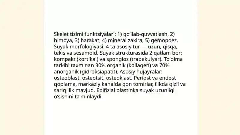 Hayvonlar anatomiyasi va fiziologiyasi 4
