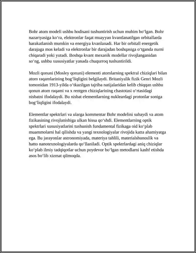 Element atomlarining optik spektrlari 4