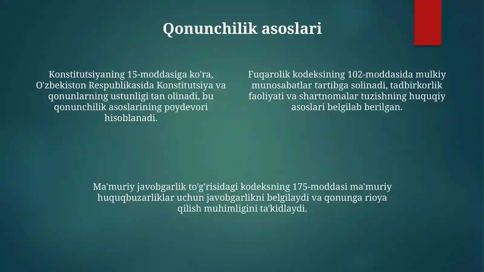 Huquqiy hulqatvor 4